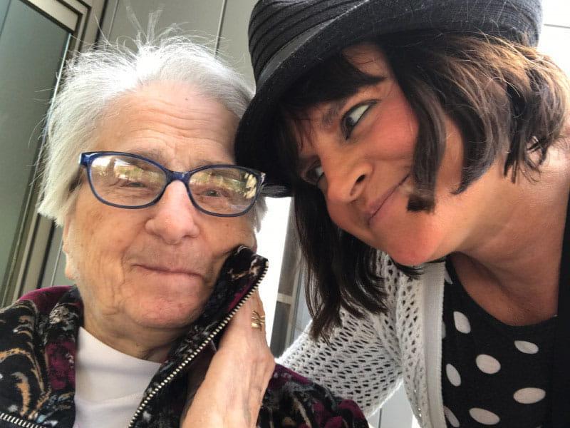 JoAnne Klimovich Harrop (left) and her mother, Evelyn Klimovich, in 2019. (Photo courtesy of JoAnne Klimovich Harrop)